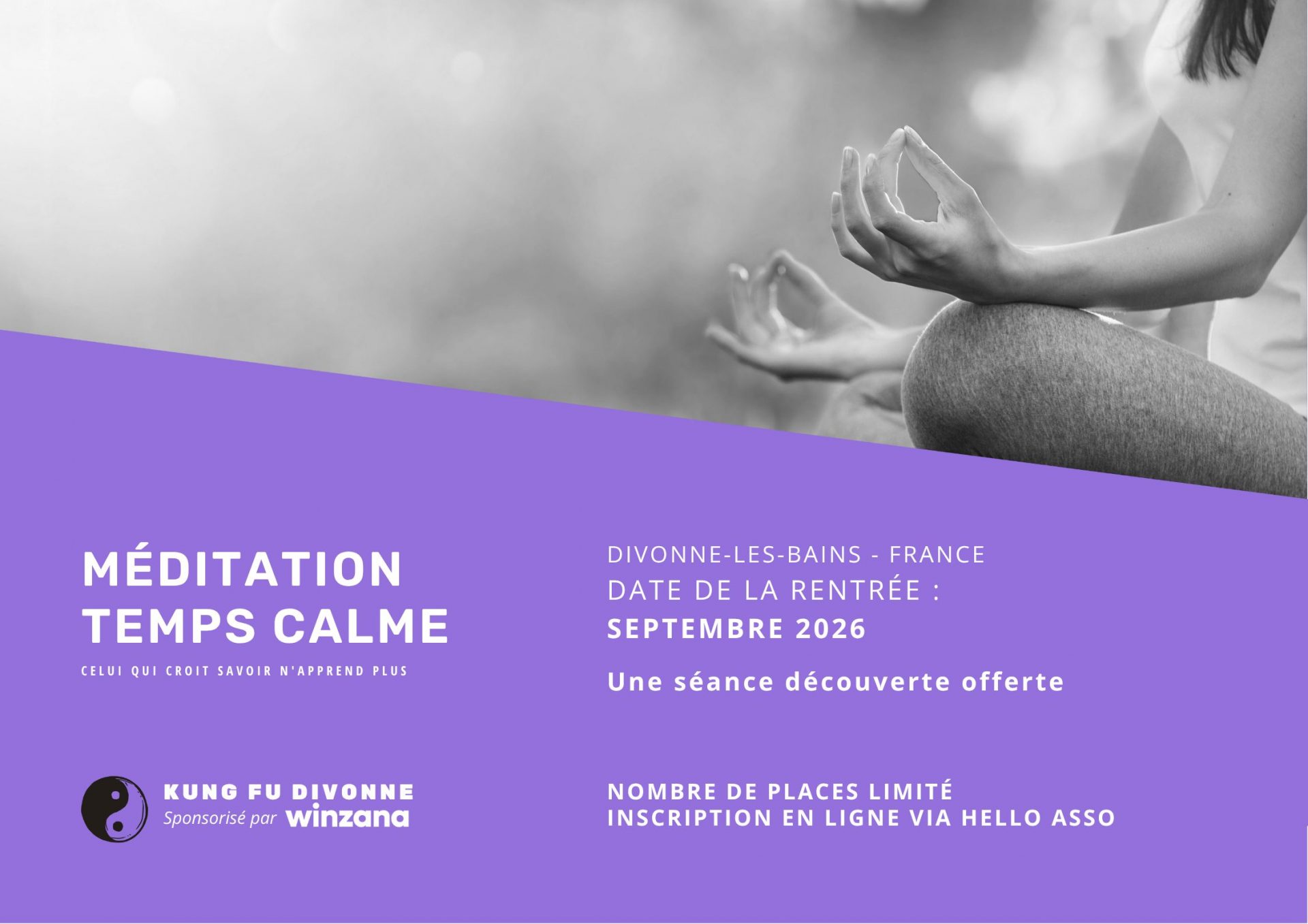 Programme De Méditation pour la Saison 26-27
