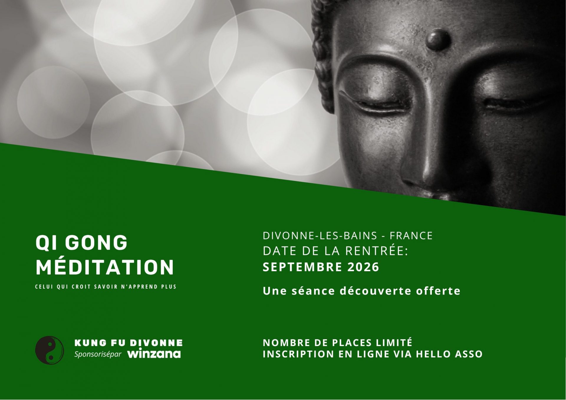 Programme de Qi Gong pour la saison 26-27